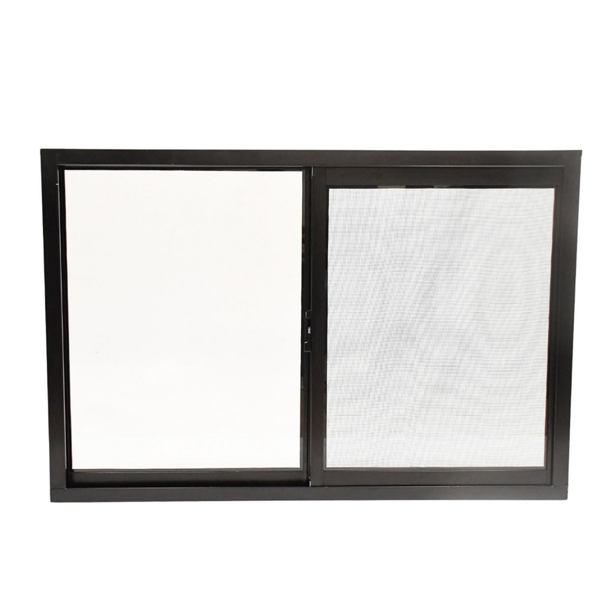 Ventana de aluminio de 90 x 60 cm Café chocolate, marca Multimarca - Foto Principal