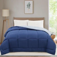 Edredón Bicolor Mf Individual Azul