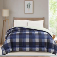 Edredón Matrimonial Cuadrille azul