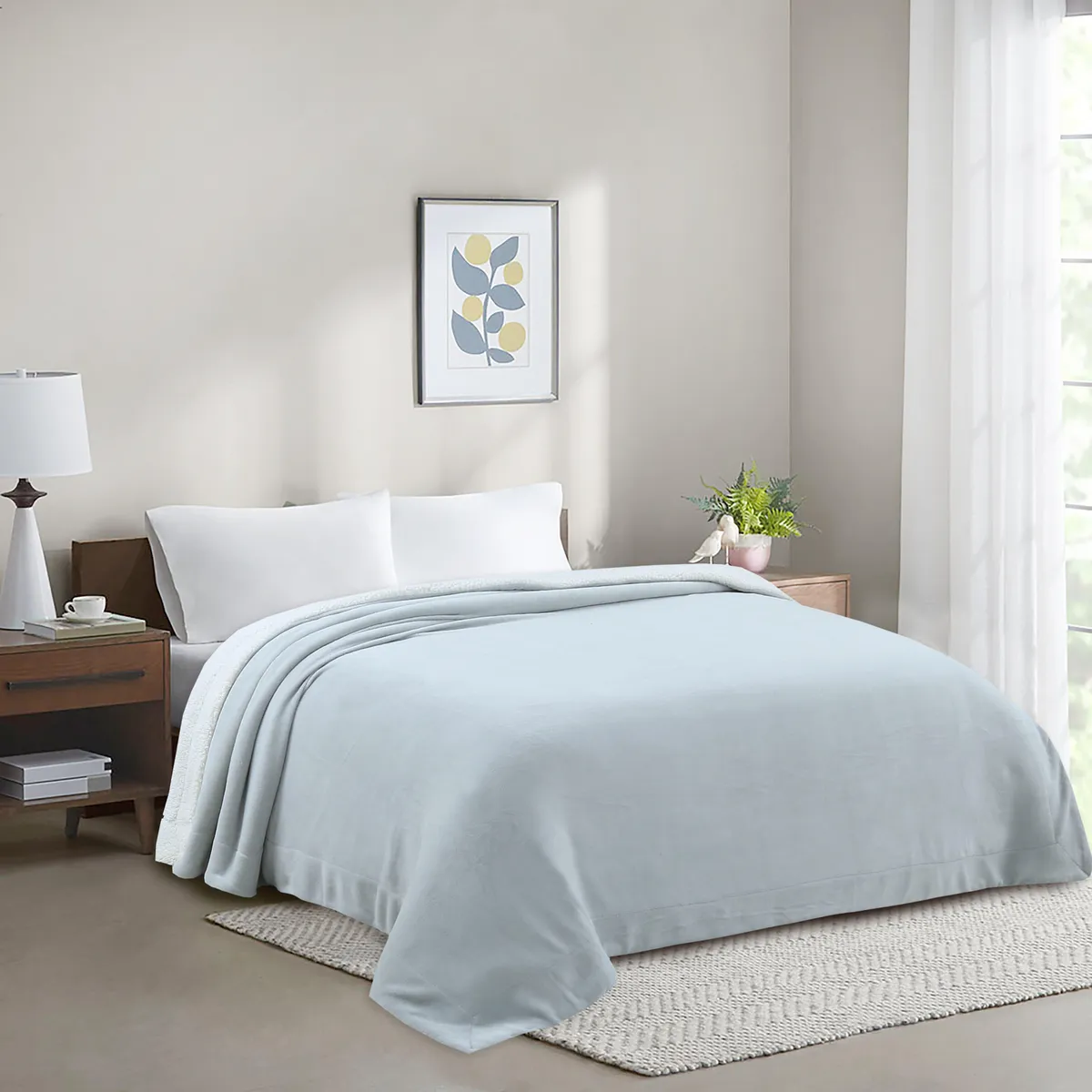 Just Home Collection - Frazada Coral 200X220 Gris