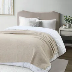 Manta clasico 130x160 beige