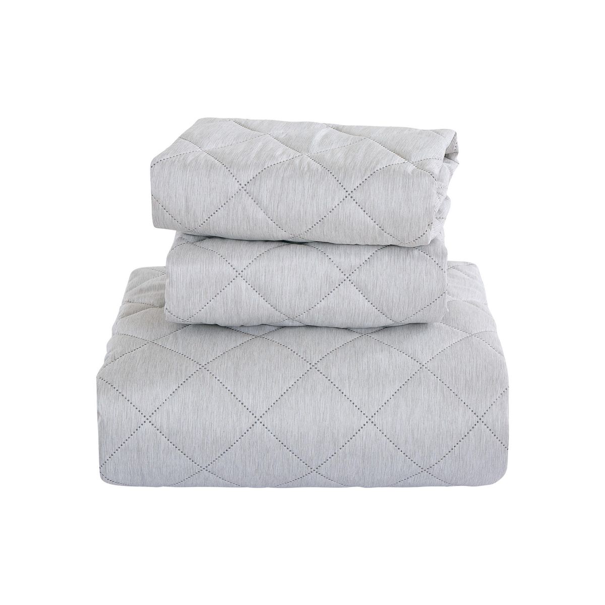 Just Home Collection - Edredón Individual Gris