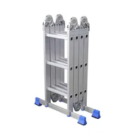 Escalera articulada de Aluminio de 12 peldaños 3.5 m hasta 150 kg