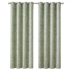 Cortina Estampada Flor 140x220 verde
