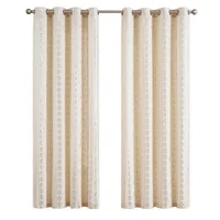 Cortina folia dorada 140x220 cm