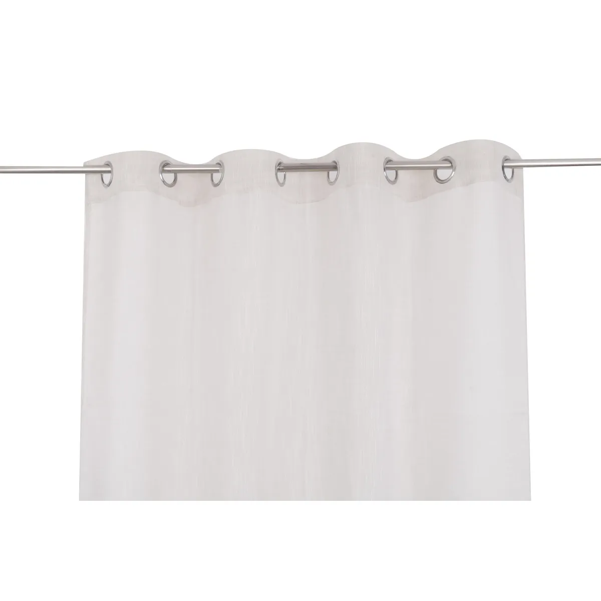 Cortina tela gold 140x220 blanco, marca Just Home Collection - Foto 2