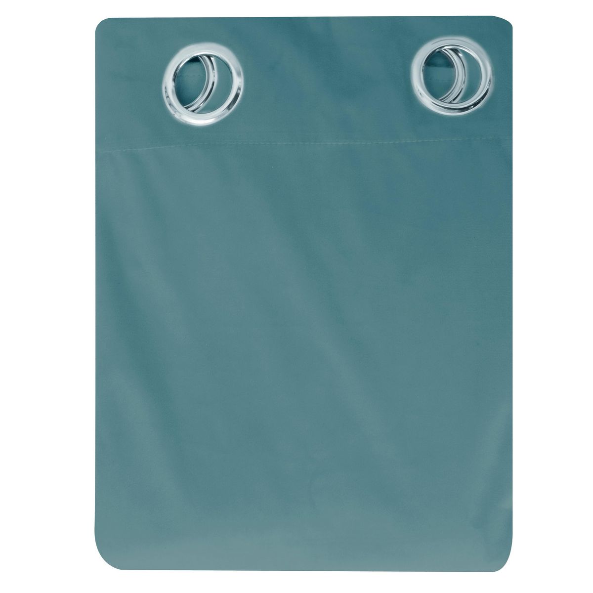 Just Home Collection - Cortina velvet sólido 140x220 turquesa