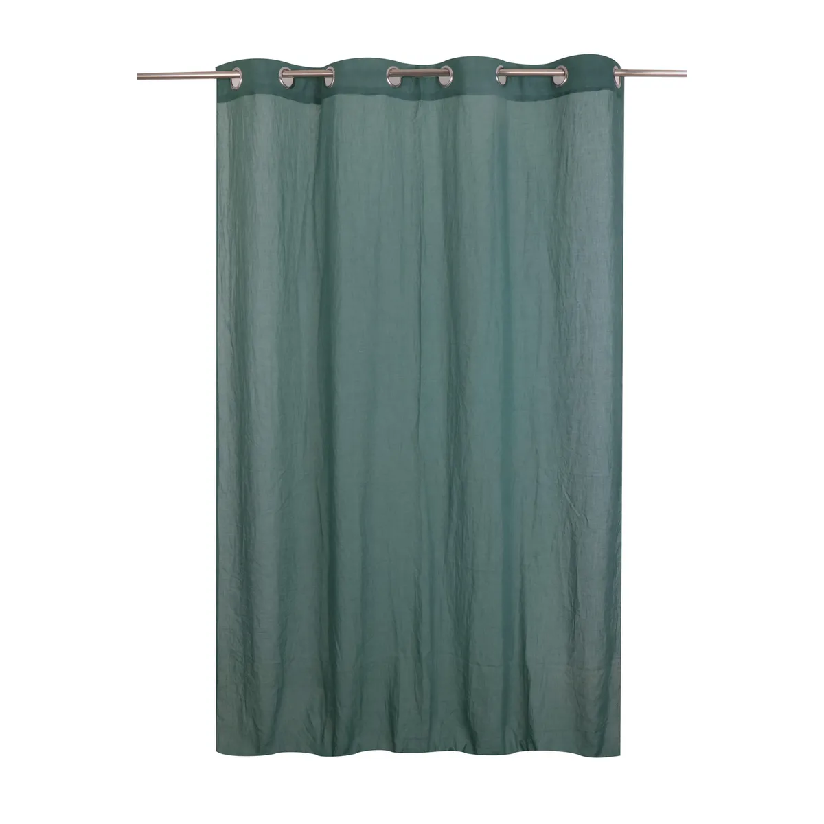 Velo crinkle 135x220 petróleo, marca Just Home Collection - Foto Principal