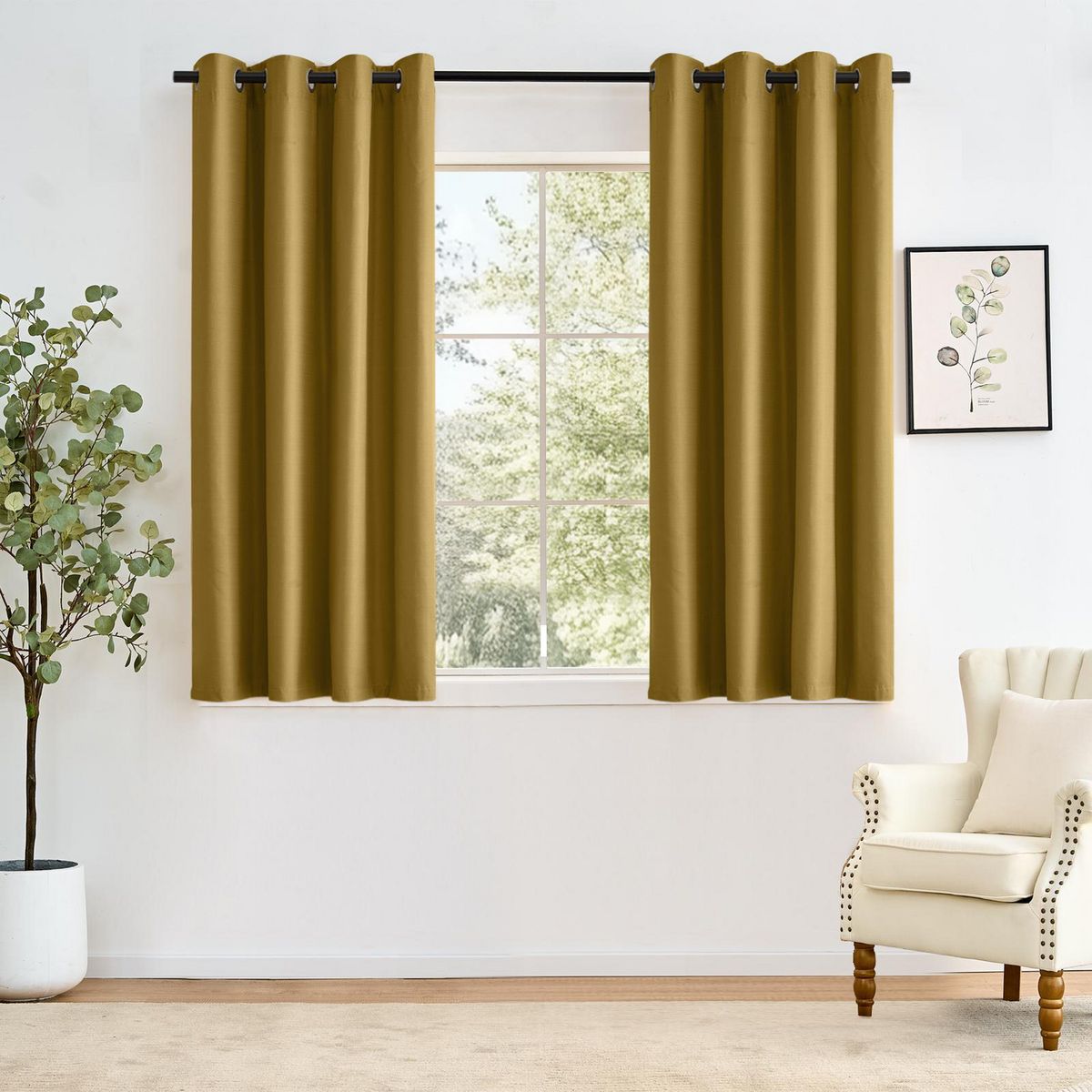 Cortina b/out text 140x150 arena, marca Just Home Collection - Foto 2