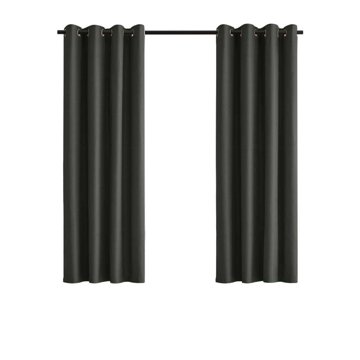 Cortina b/out text 140x180 grafito, marca Just Home Collection - Foto Principal