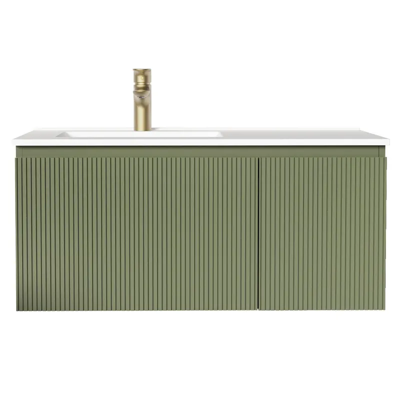 Sensi Dacqua - Mueble de Baño con Lavamanos  Moscu Verde