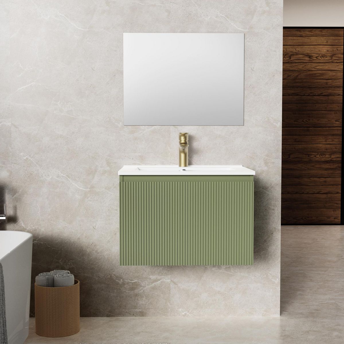 Sensi Dacqua - Mueble de Baño con Lavamanos 60cm Cali