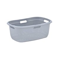 Cesta rectangular gris 60 l