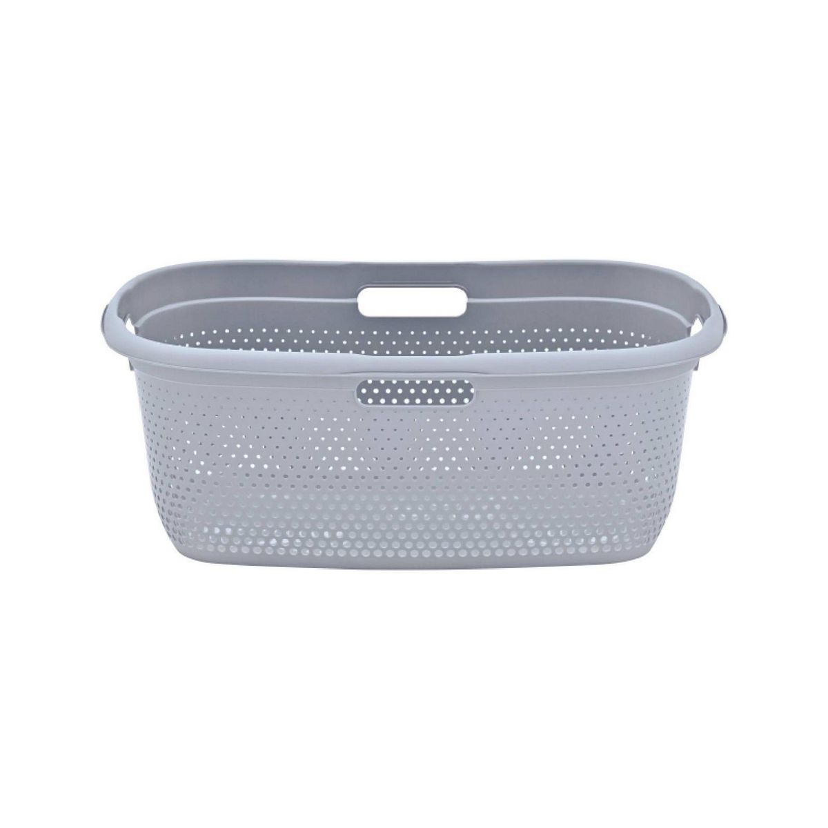 Italhome - Cesta rectangular gris 60 l