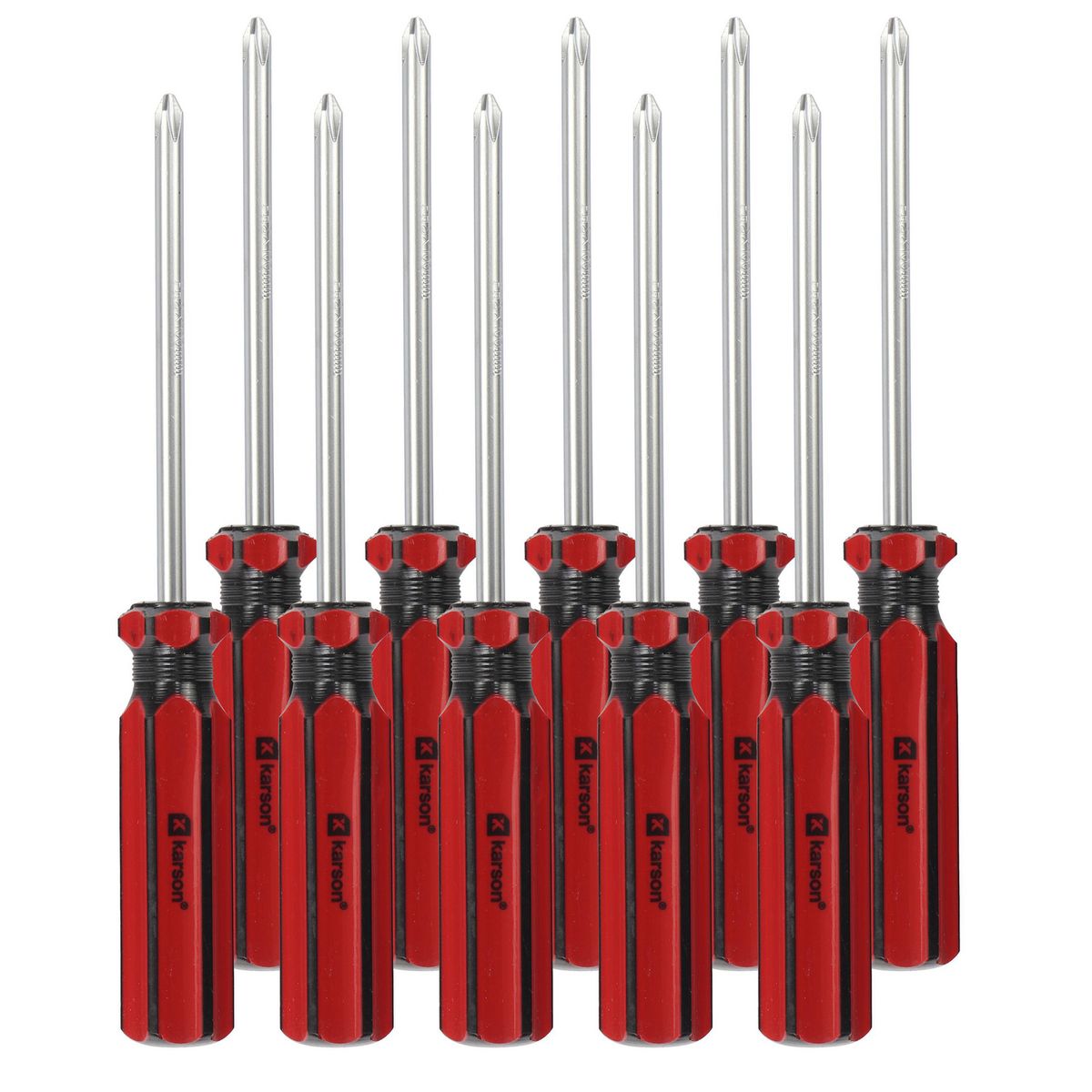 Karson - Set 10 Desarmadores PH2 x 100 mm Karson