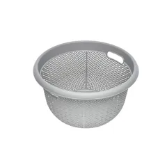 Cesta redonda gris 36 l