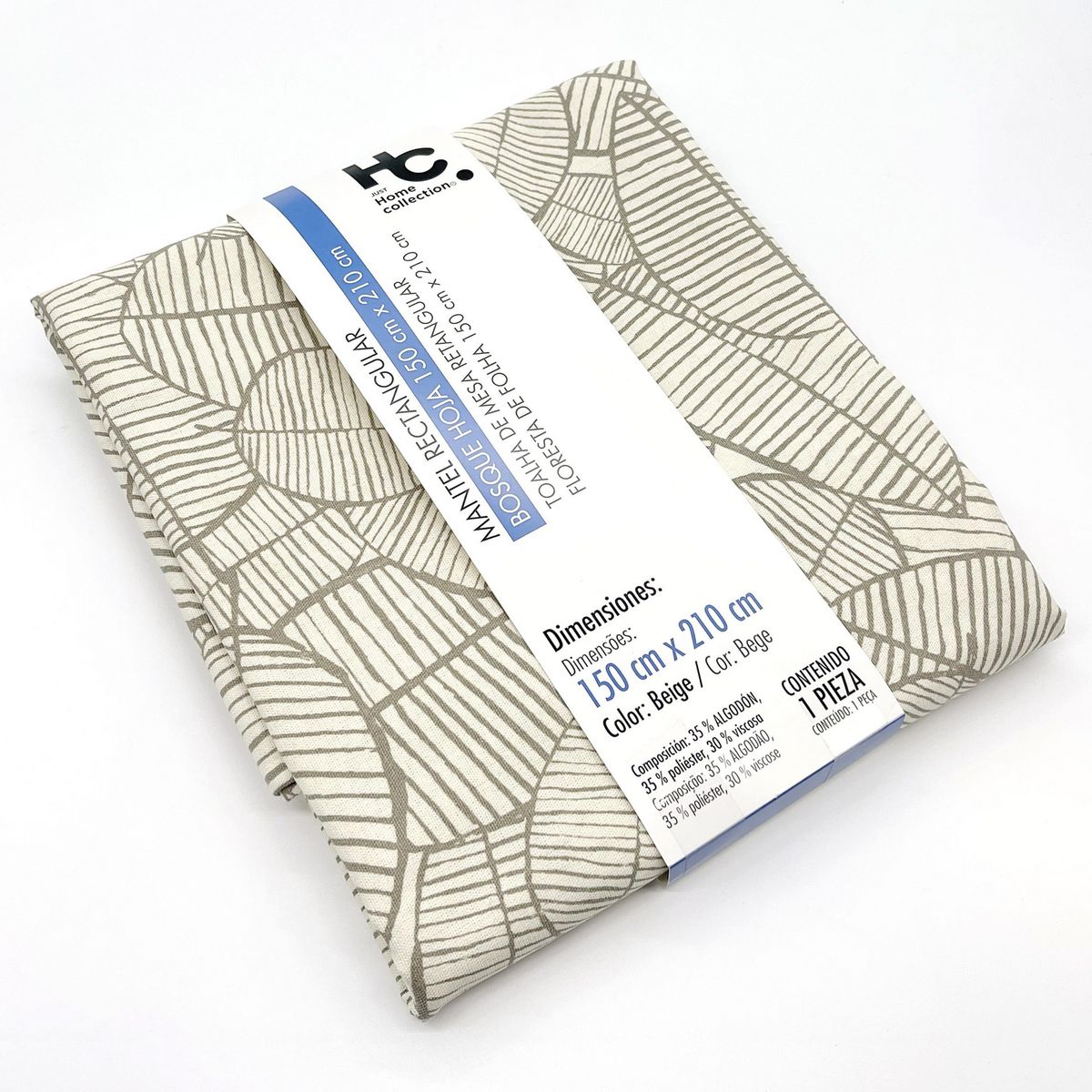 Just Home Collection - Mantel rect150x210 bosque hoja