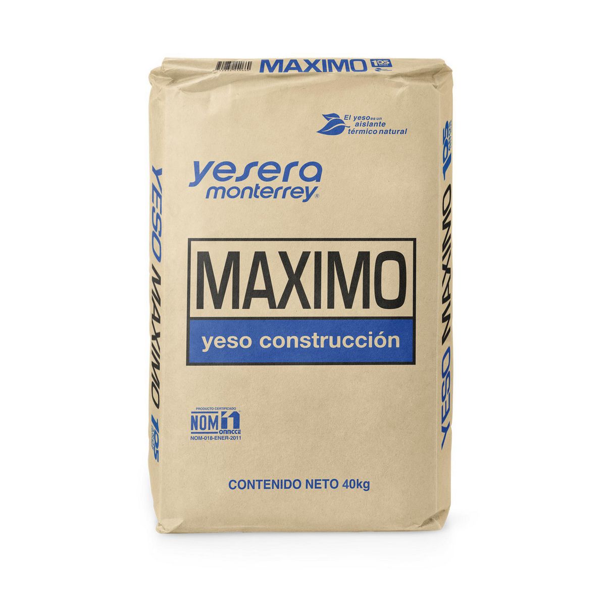 ** Marca Nueva ** - Maximo Yeso para construcción de 40 Kg