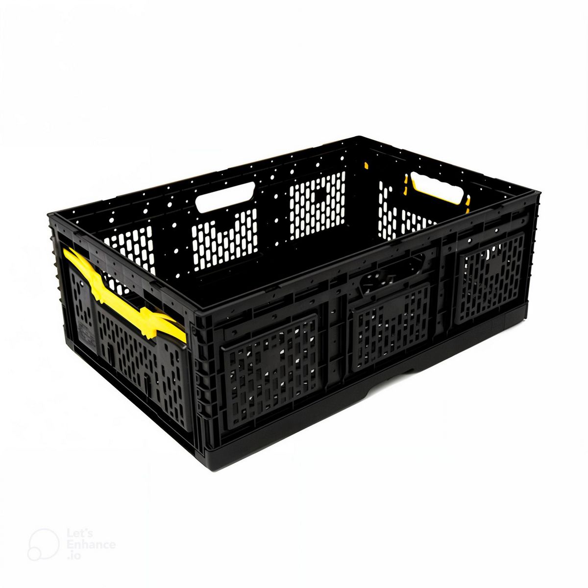 Italhome - Caja plegable negra 21 cm