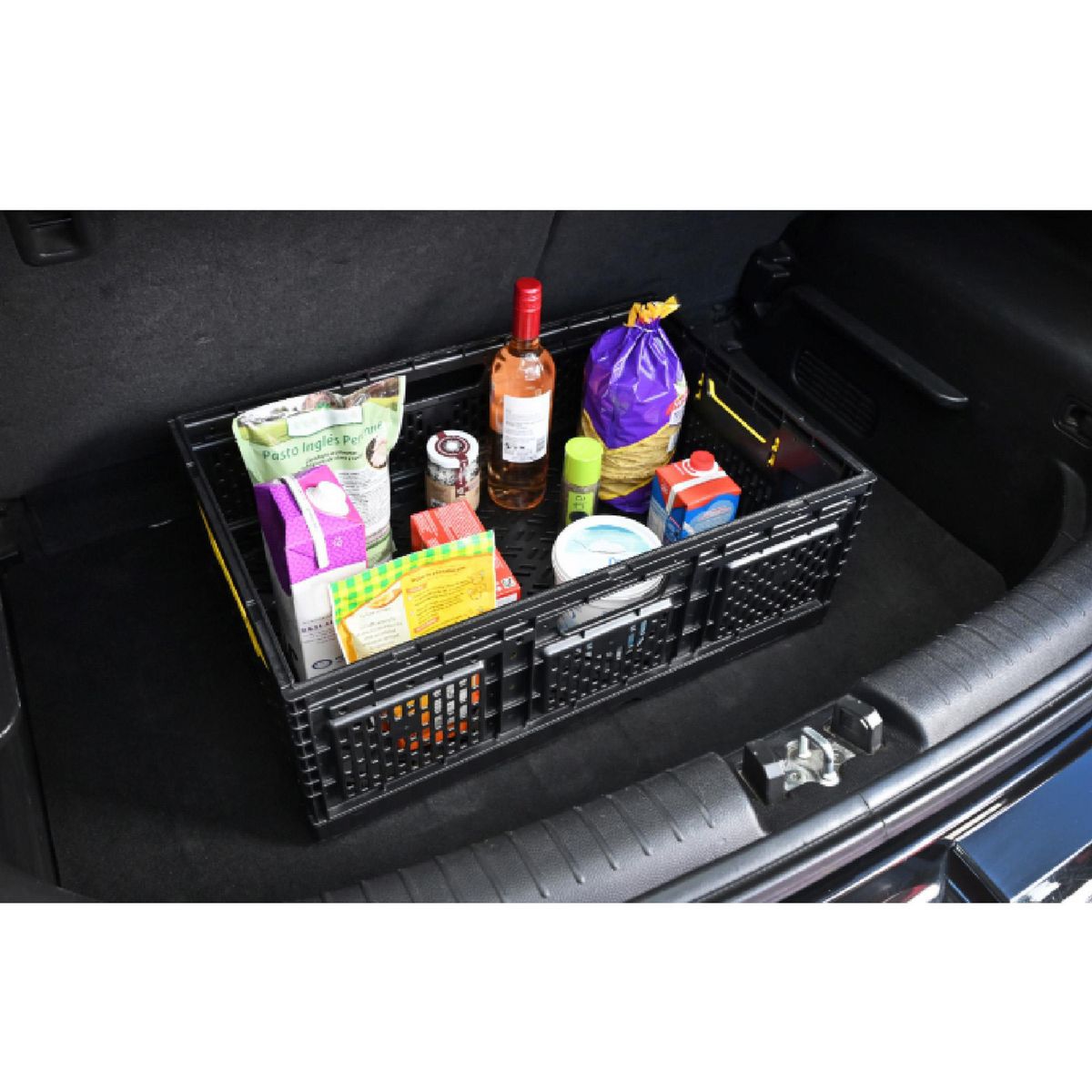 Italhome - Caja plegable negra 21 cm