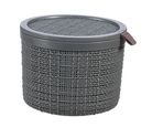 Caja con Tapa Redo Gris 2 L