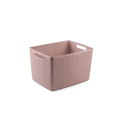 Canasto Jute Rosa 20 L