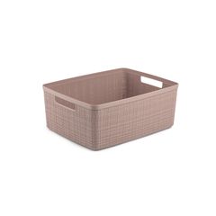 Canasto Jute Rosa 12 L