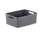 Canasto Jute Gris 12 L