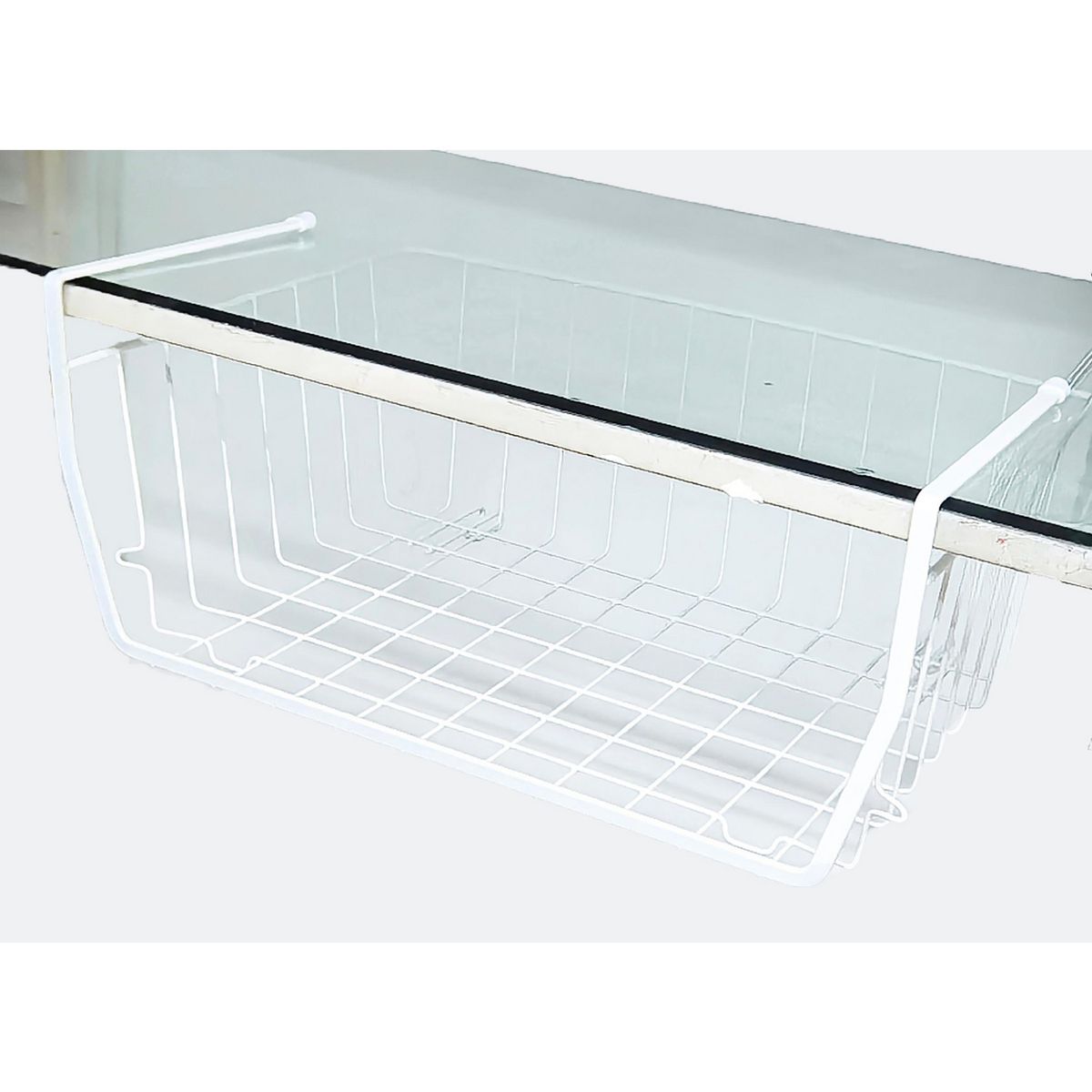 Just Home Collection - Canasto Organizador Colgante de Estante Mediano