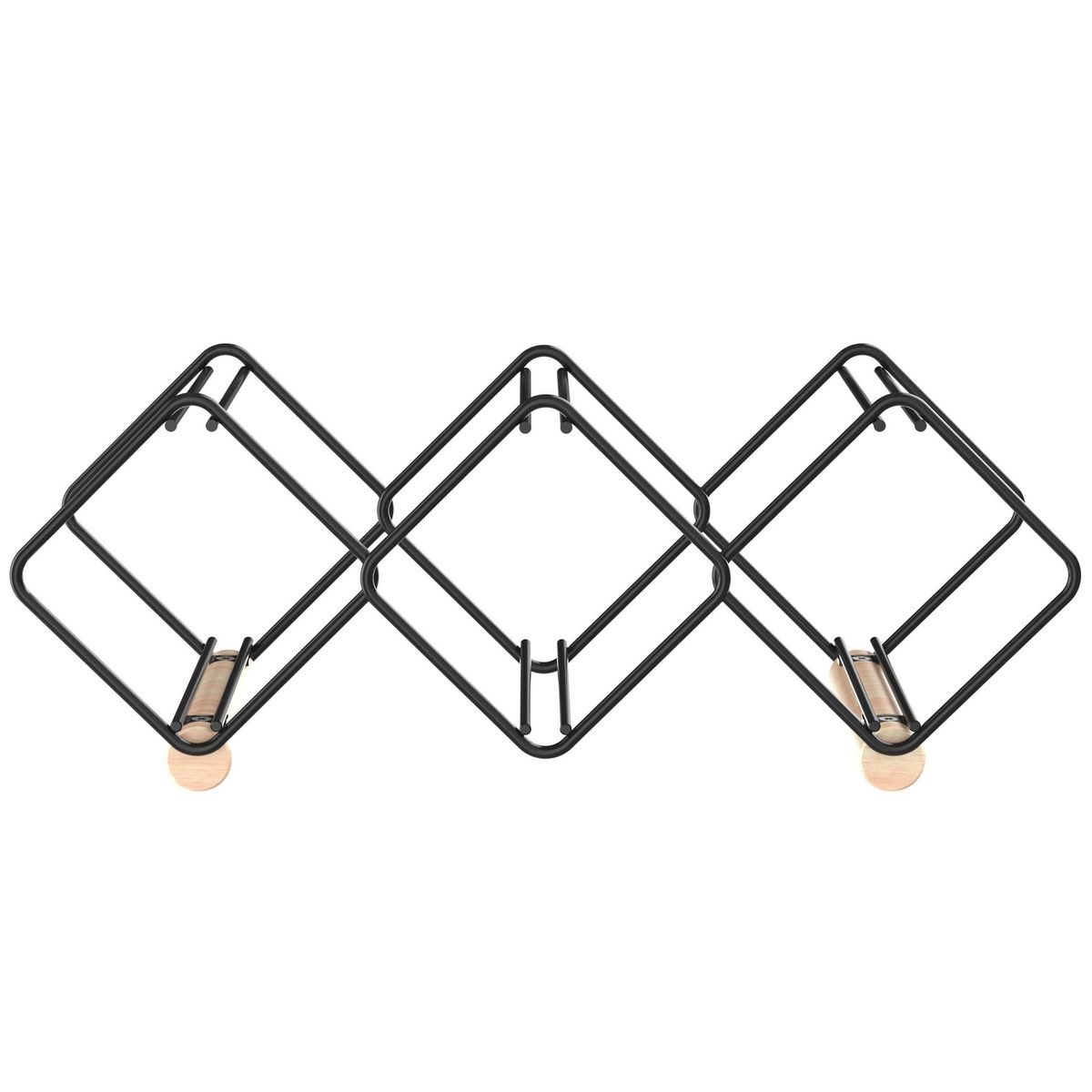 Just Home Collection - Porta 5 Botellas de Vidrio