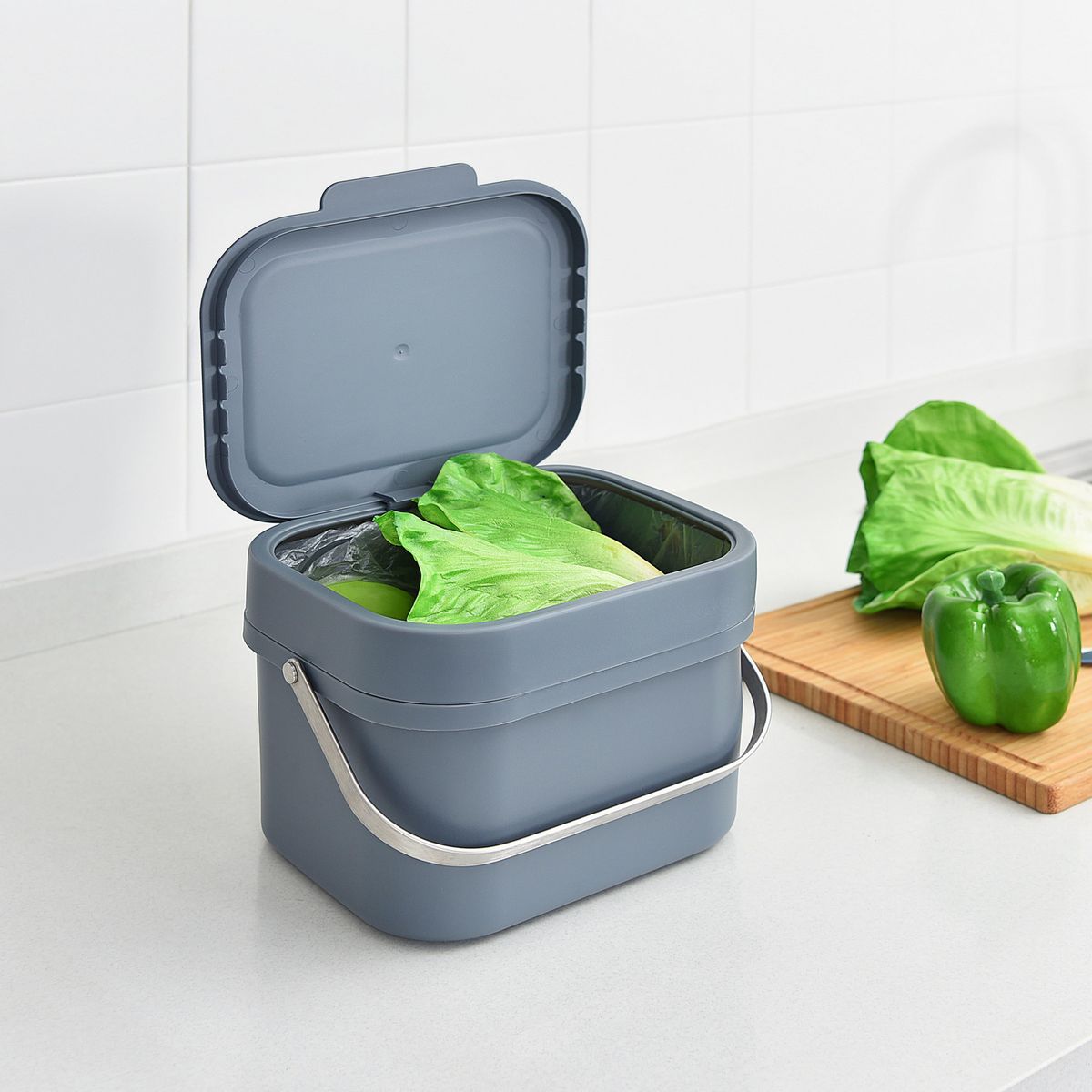 Basurero de Cocina, marca Just Home Collection - Foto 2