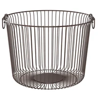 Canasta Metálica Negra