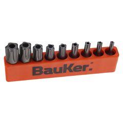 Set de Puntas de Seguridad Torx 9 Piezas Bauker