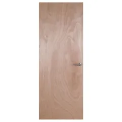 Puerta tambor MDF Desnuda de 80 x 213 cm Natural