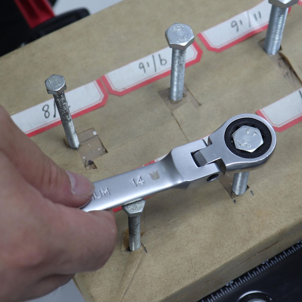Llave Combinada con Matraca 11 mm Ubermann, marca Ubermann - Foto 2