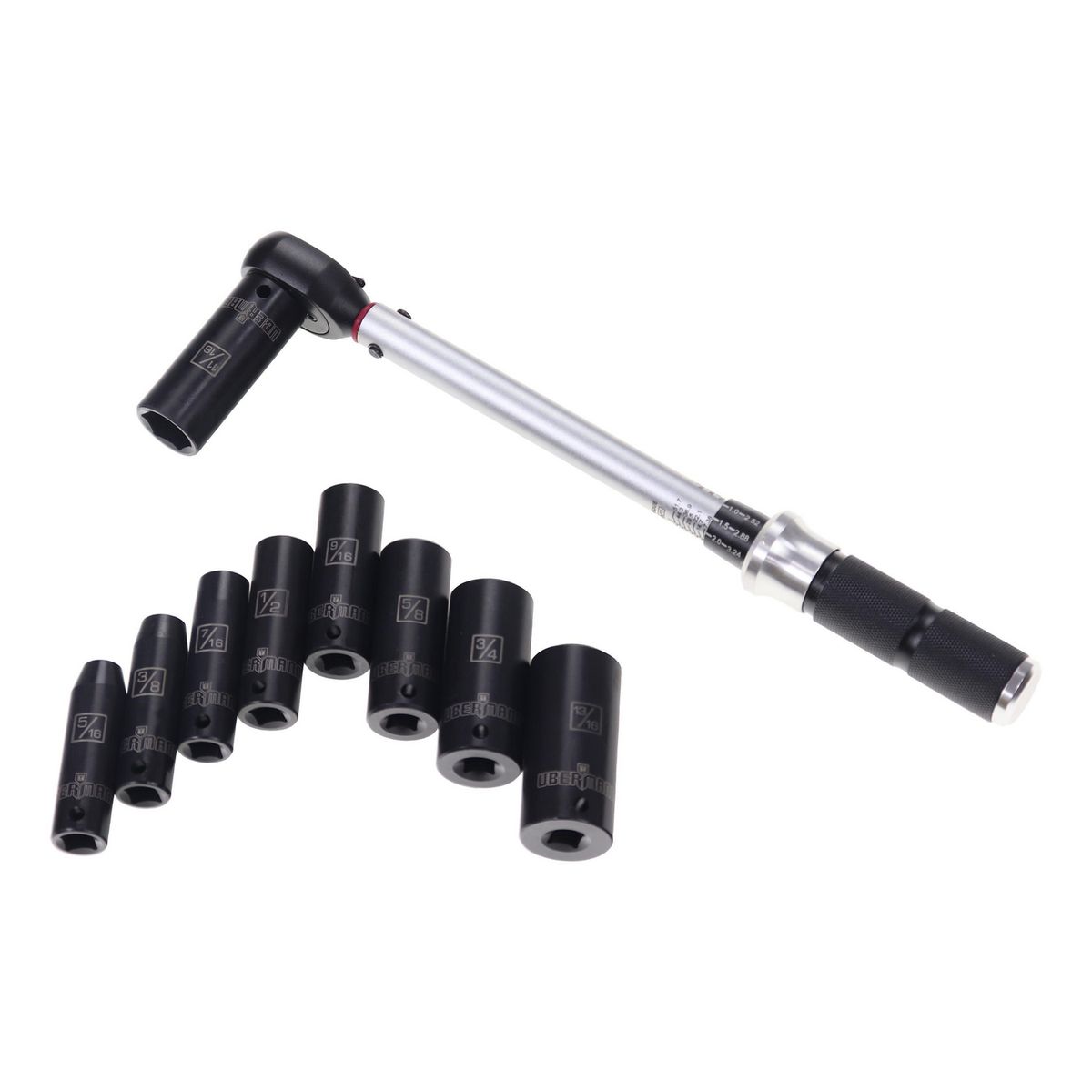 Set de Dados de Impacto 3/8" SAE 9 Piezas Ubermann, marca Ubermann - Foto 2