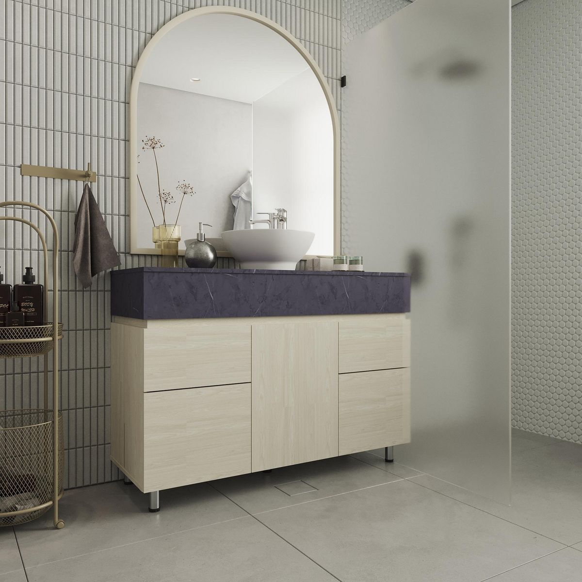Maderkit - Mueble de Baño Onix 120Cm