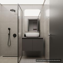Mueble de Baño King Plomo 80 cm