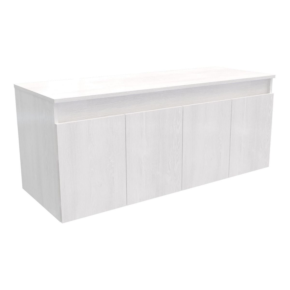 Maderkit - Muebles de Baño King 120Cm Blanco