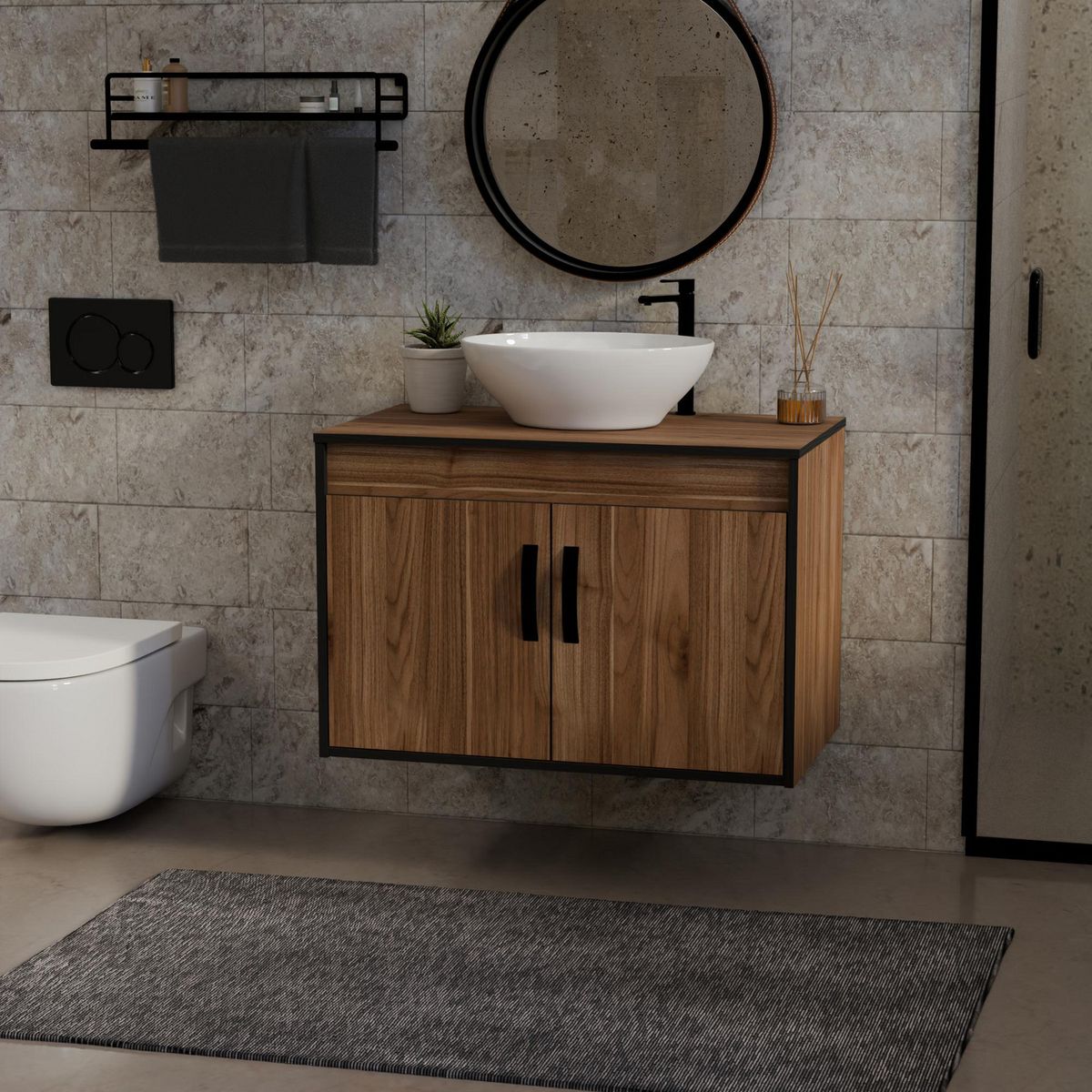 Practimac - Mueble Lavamanos Elevado Dustry