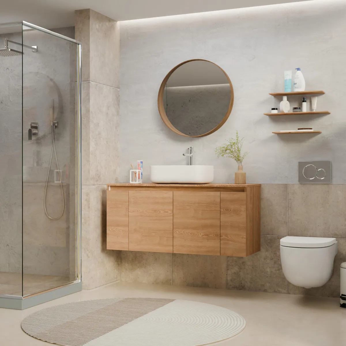 Mueble de Baño Dustry Guali 120Cm, marca Maderkit - Foto Principal