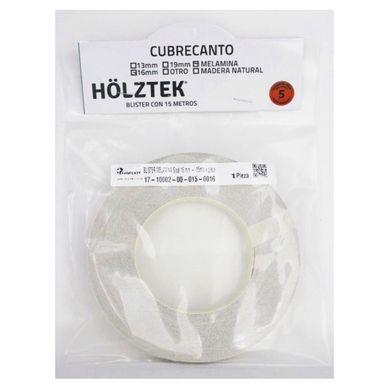 Cubrecanto de melamina Sisal 15m de 16 mm