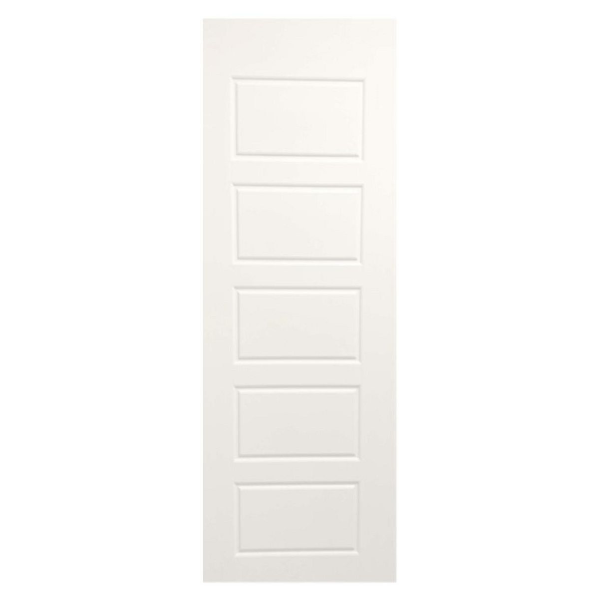 ** Marca Nueva ** - Puerta tambor MDF de 5 paneles Riverside de 70 x 213 cm Blanco