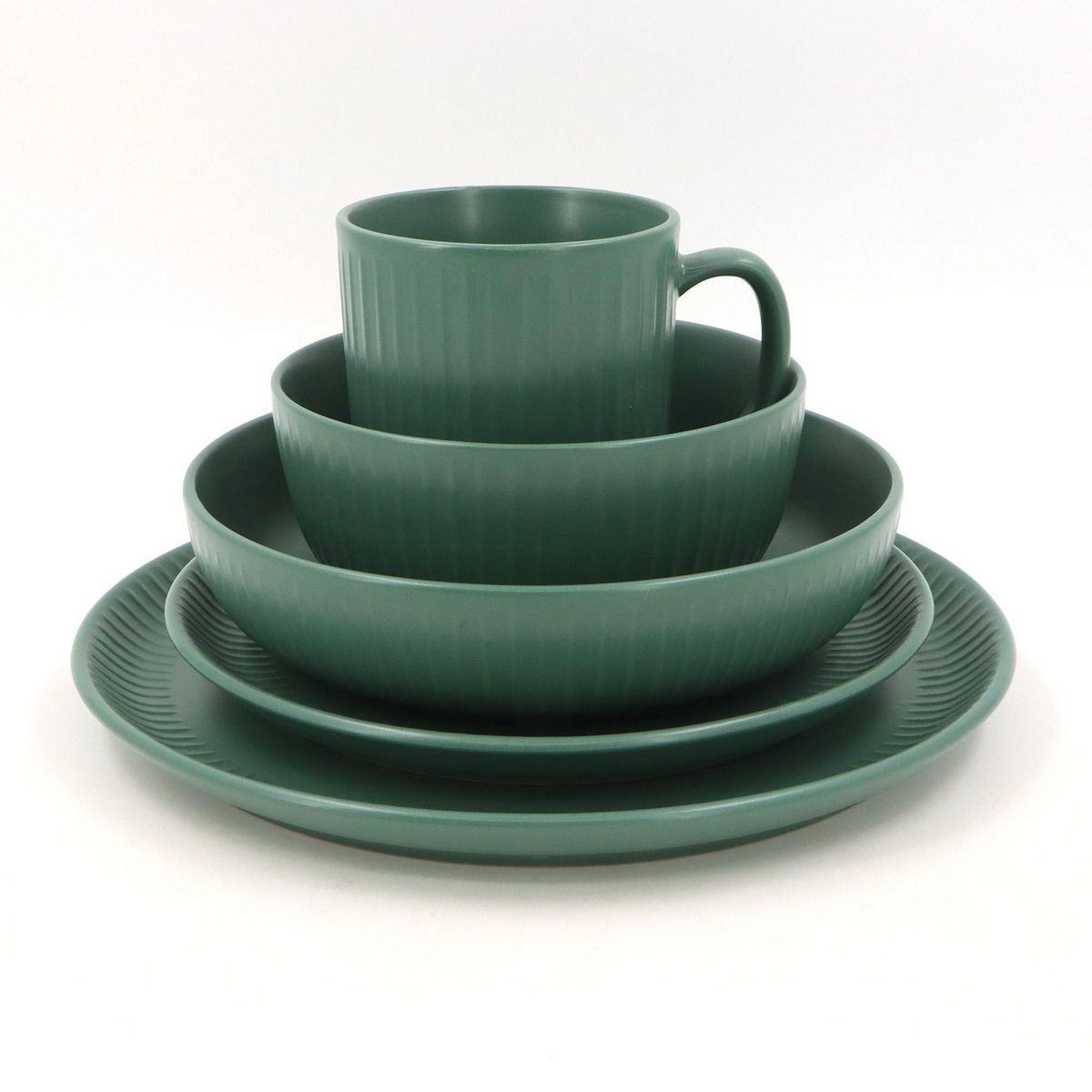 Jgo de vajilla 30pz delos vde, marca Just Home Collection - Foto Principal
