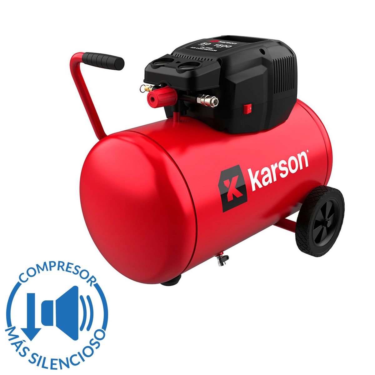 Compresor Silencioso 50 Litros, Karson, marca Karson - Foto Principal