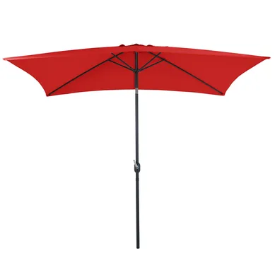 Sombrilla Central Rojo 2x3 M