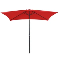 Sombrilla Central Rojo 2x3 M