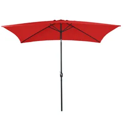 Sombrilla Central Rojo 2x3 M