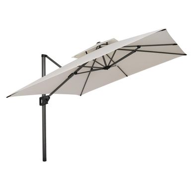 Sombrilla Lateral Blanca 3x3 M