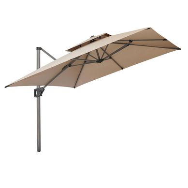 Sombrilla Lateral Taupe 3x3 M